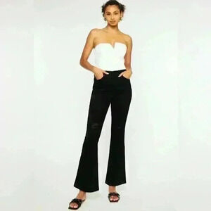 🎉Host Pick times 2 🎉KanCan Petite Black high rise bootcut jeans size 1/24